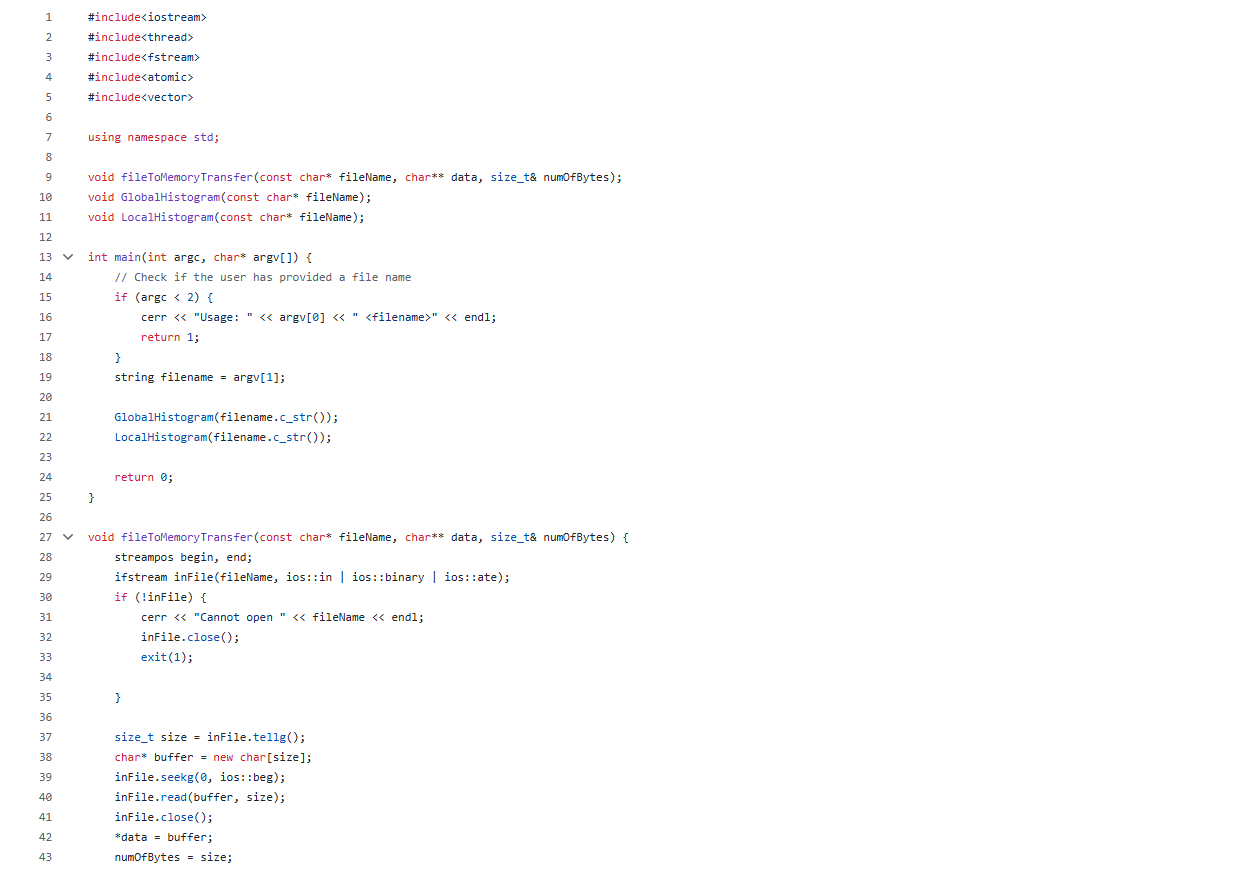 Computing a Histogram Using Multi Threads preview